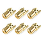 Corally Bullit Connector 6.5mm Male Solid Type Gold Plated U C-50155