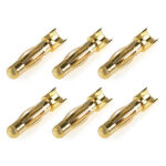 Corally Bullit Connector 4.0mm Male Spring Type Gold Plated C-50172