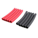 Corally Shrink Tubing 6.4mm Red + Black 10 Pcs C-50223