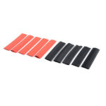 Corally Shrink Tubing 9.5mm Red + Black 10 Pcs C-50224
