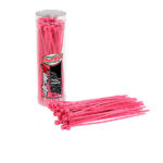 Corally Strapit Cable Tie Raps Pink 2.5X100mm 50 Pcs C-50504