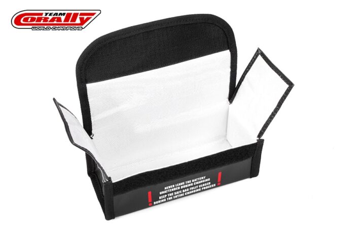 Corally Lipo Safe Bag Sport Fo R 2 Pcs 2S Hard Case Batterypa C-90248 - Image 5