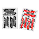 Corally Sponsor Stickersheet Corally Precut 105X75mm 2 PCs C-99921