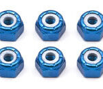Team Associated Blue 8-32 Alum. Nuts AS6943