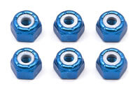 AS6943 Team Associated Blue 8-32 Alum. Nuts AS6943 - Image 1