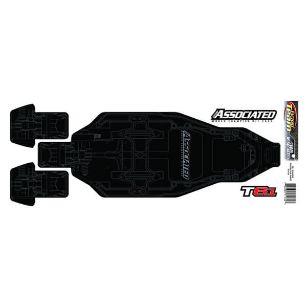 AS71132 Team Associated T6.1 Ft Chassis Protective Sheet Printed AS71132 - Image 1