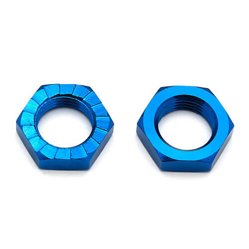 AS81082 Team Associated RC8B3/RC8B3.1 Wheel Nuts 17mm Blue AS81082 - Image 1