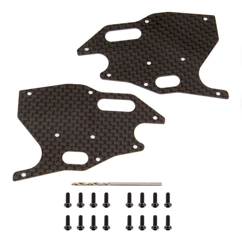 AS81418 Team Associated RC8B3.1 Ft Graphite Arm Stiffeners - Front AS81418 - Image 1