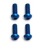 Team Associated Factory Team M2X6 Bhcs Blue Aluminium (4) AS8546