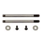 Team Associated 3X21 Shock Shaft V2 Chrome (Pr) For As91576 Body AS91616