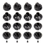 Team Associated B6.1/B74 Shock Caps And Spring Cups AS91814