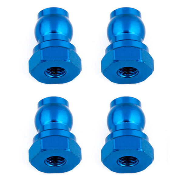 AS91815 Team Associated Shock Bushings 10mm Blue Aluminum AS91815 - Image 1