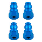 Team Associated Shock Bushings 12mm Blue Aluminum (4) AS91816