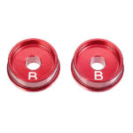 Corally Alum. Lower Arm Cap Ssx12 B 2.5mm 2 Pcs C-00100-019