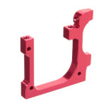 Corally Alum. Rear Bulkhead Mo Tor Fsx10 Ssx10 Left 7075 T6 1 C-00120-015