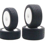 Carisma GT24B White Wheels/ Tyres Mounted CA15636