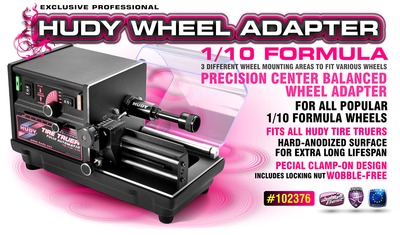 102376_1_piw Hudy Wheel Adapter 1/10 Formula DY102376 - Image 1