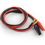 Hudy Cable 600mm With 4mm Banana Plugs & Crocodile Clips DY104092