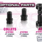 Hudy Bearing Presser Adapter For .21 Engine - Set DY107073