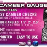 Hudy Graphite Quick Camber Gauge 1/10 Touring 1.5?; 2?; 2.5? DY107750