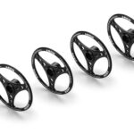 Hudy Alu Set-Up Wheel For 1/8 On-Road (4) DY108070