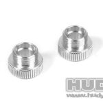 Hudy Alu 1/10 & 1/12 Set-Up Wheel Axle Adapter (2) DY109425