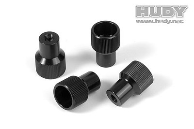 109560_1_piw Hudy Alu Nut For 1/5 On-Road Set-Up System (4) DY109560 - Image 1