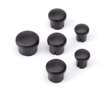 195000_1_piw Hudy Plastic Cap For Handle ( Set - 3+2+1) Black DY195000 - Image 1