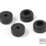 Hudy Black Rubber Feet (4) DY203111