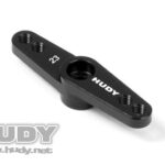 Hudy Alu Throttle Servo Horn - Ko Propo, Sanwa - Offset 2-Hole M3 - 23T DY293494