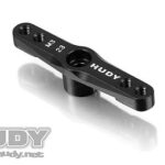 Hudy Alu Throttle Servo Horn - Ko Propo, Sanwa - 2-Hole M3 - 23T DY293507