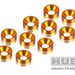 Hudy Alu Countersunk Shim - Orange (10) DY296510-O
