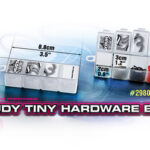 Hudy Tiny Hardware Box - 4-Compartments DY298016