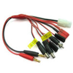 Etronix 4mm Plug To Glow/Tamiya/Deans/ Jr Tx+Rx And Futaba Tx+Rx Pvc ET0279