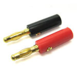 Etronix 4.0mm Gold Connector,Red&Black Banana Plugs ET0600