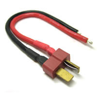 ET0620 Etronix Male Deans Plug With 10Cm 14Awg Silicone Wire ET0620 - Image 1