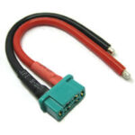 Etronix Male Mpx With 10Cm 14Awg Silicone Wire ET0622