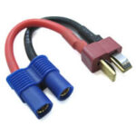 Etronix Male Deans To Female Ec3 Adaptor ET0829