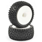 Fastrax 1/10Th Mounted Cuboid Buggy Rear Tyres Dished FAST0039