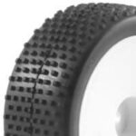 Fastrax 1/10Th Mounted Buggy Tyres Lp 'Block' Front FAST0040