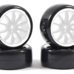 Fastrax 1/10 Street/Drift 10Sp Scale Wheel & V2 Tyre FAST0092C