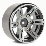 Fastrax 1.9" Heavyweight Split 6-Sp Alloy Beadlock Wheels (4) FAST0146BK