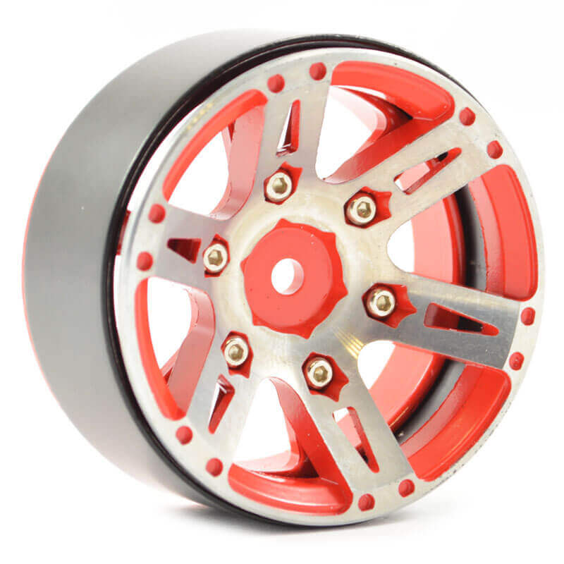 FAST0146R Fastrax 1.9" Heavyweight Split 6-Sp Alloy Beadlock Wheels (4) FAST0146R - Image 1