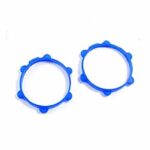 Fastrax 1/8Th Rubber Tyre Bands (2) Blue FAST0175