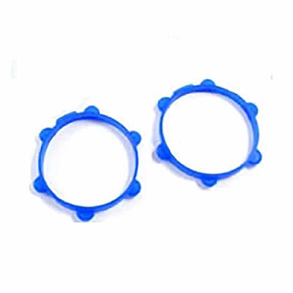 FAST0175 Fastrax 1/8Th Rubber Tyre Bands (2) Blue FAST0175 - Image 1