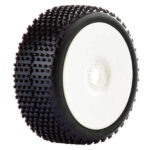 Fastrax 1:8 Cuboid Mounted On Dished White (Pr) FAST1020WD