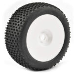 Fastrax 1:8 Truggy X-Block Mtd On White Dished 0 Offset(Pr) FAST1090WD