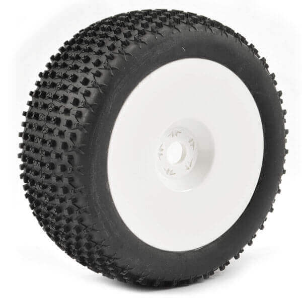 FAST1090WD Fastrax 1:8 Truggy X-Block Mtd On White Dished 0 Offset(Pr) FAST1090WD - Image 1