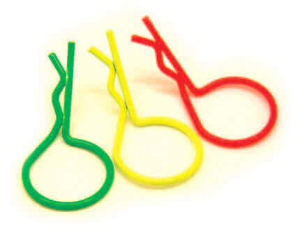 FAST213FP Fastrax Flourescent Pink Large Clips FAST213FP - Image 1