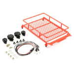 Fastrax Aluminium Luggage Rack W/Led Lamps L130mm X W110mm FAST2301R